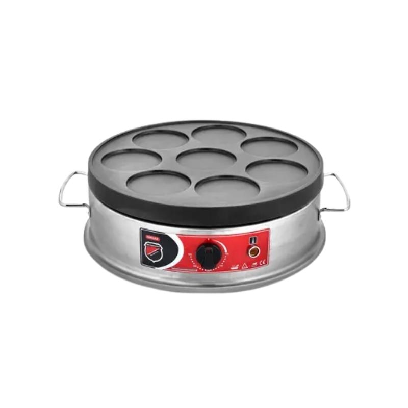 Işıkgaz Silverinox PNK-03 Elektrikli Tekli 8 Gözlü Pankek Makinesi - Gri
